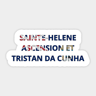 Drapeau Sainte-Hélène, Ascension et Tristan da Cunha Sticker